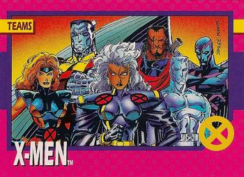 1992 Impel The Uncanny X-Men #71 X-Men (Gold Strike Force) Front