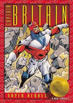1993 SkyBox X-Men Series 2 #7 Captain Britain Front