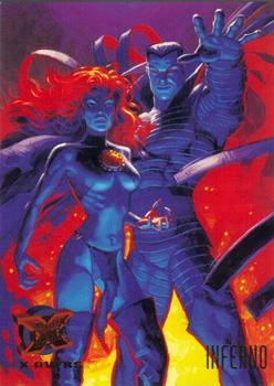 1995 Fleer Ultra X-Men #122 Inferno Front