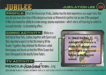 1995 Ultra X-Men Chromium #32 Jubilee Back