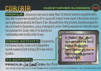 1995 Ultra X-Men Chromium #50 Corsair Back