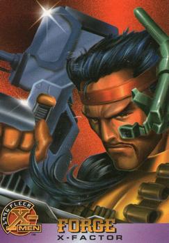 1996 Fleer X-Men #14 Forge Front