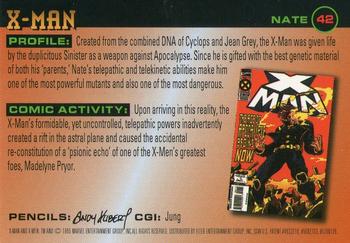 1996 Fleer X-Men #42 X-Man Back