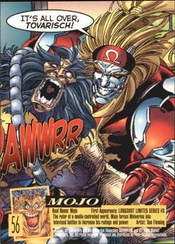 1996 Ultra X-Men Wolverine #56 Mojo Back