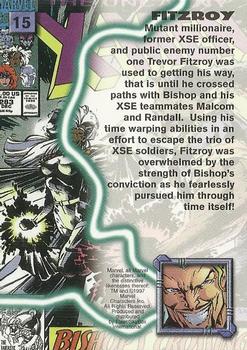 1997 Fleer/SkyBox X-Men '97 Timelines #15 Fitzroy Back
