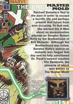 1997 Fleer/SkyBox X-Men '97 Timelines #61 Master Mold Back