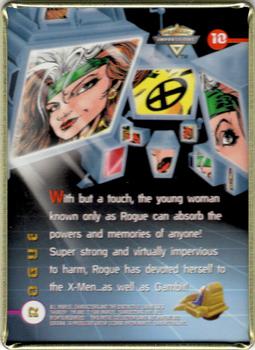 1996 Metallic Impressions X-Men #10 Rogue Back