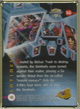 1996 Metallic Impressions X-Men #18 Sentinels Back