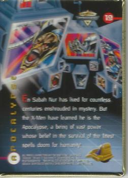 1996 Metallic Impressions X-Men #19 Apocalypse Back