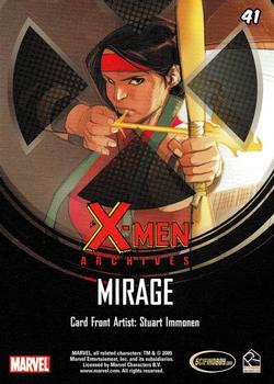 2009 Rittenhouse X-Men Archives #41 Mirage Back
