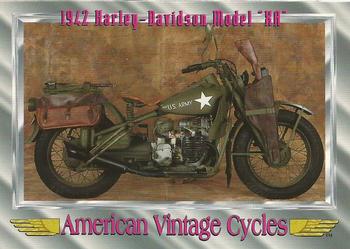1992-93 Champs American Vintage Cycles #4 1942 Harley-Davidson Model 