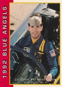 1992 Ryan Blue Angels #4 Lt. Cmdr. Pat Rainey, USN Front