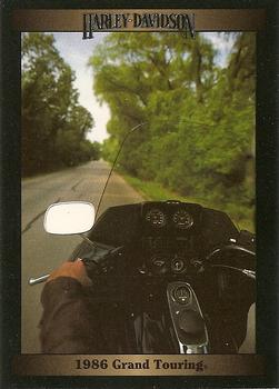 1992-93 Collect-A-Card Harley Davidson #50 1986 Grand Touring Front