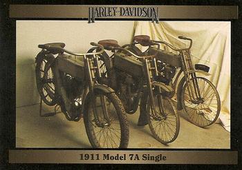 1992-93 Collect-A-Card Harley Davidson #202 1911 Model 7A Single Front