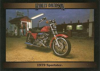 1992-93 Collect-A-Card Harley Davidson #56 1979 Sportster Front