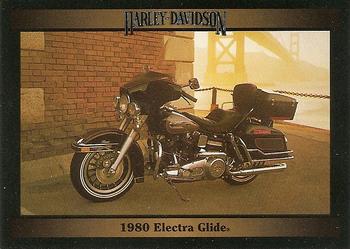 1992-93 Collect-A-Card Harley Davidson #57 1980 Electra Glide Front