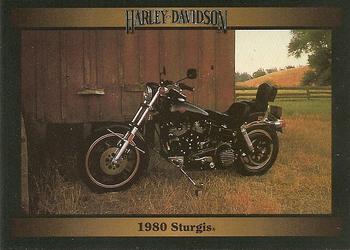 1992-93 Collect-A-Card Harley Davidson #59 1980 Sturgis Front