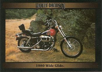 1992-93 Collect-A-Card Harley Davidson #61 1980 Wide Glide Front