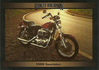 1992-93 Collect-A-Card Harley Davidson #62 1980 Sportster Front