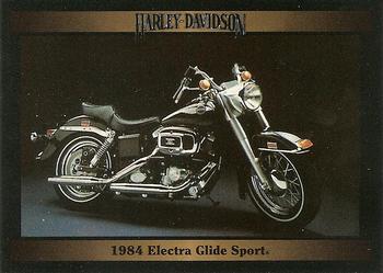 1992-93 Collect-A-Card Harley Davidson #74 1984 Electra Glide Sport Front