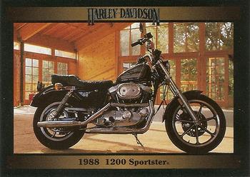 1992-93 Collect-A-Card Harley Davidson #83 1988 1200 sportster Front