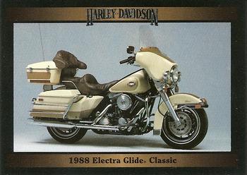 1992-93 Collect-A-Card Harley Davidson #84 1988 Electra Glide Classic Front