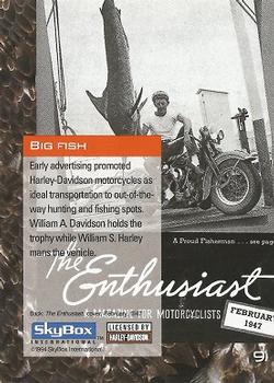 1994 SkyBox Harley-Davidson #9 Big Fish Back