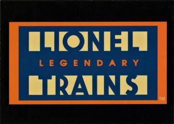 1997 DuoCards Lionel Legendary Trains #1 Lionel Trains Front