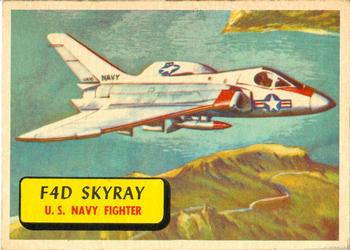 1957 Topps Planes (R707-2) #1 F4D Skyray Front