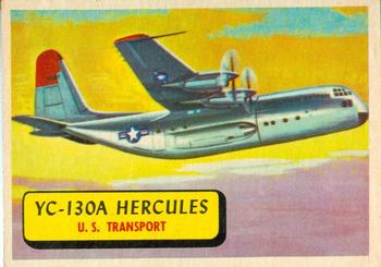 1957 Topps Planes (R707-2) #4 YC-130A Hercules Front