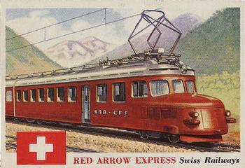 1955 Topps Rails & Sails #123 Red Arrow Express Front