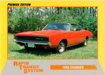 1992 GNM Sportscards Rapid Transit System #30 1968 Charger Front