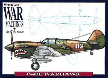 1993 The Richards Group World War II War Machines #3 Curtiss P-40E Warhawk Front