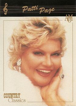 1992 Collect-A-Card Country Classics #77 Patti Page Front