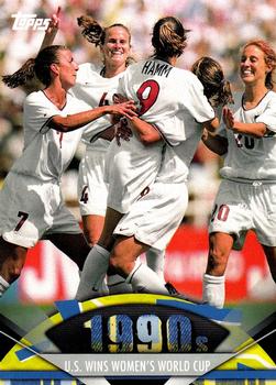 2011 Topps American Pie #177 US Wins Women's World Cup Front