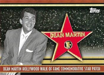 2011 Topps American Pie - Hollywood Walk of Fame Star Patches #HWFP-7 Dean Martin Front