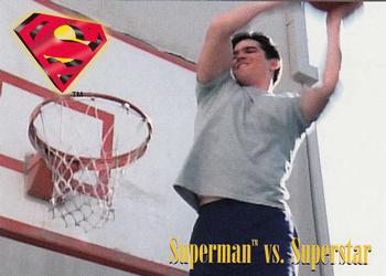 1995 SkyBox Lois & Clark #89 Superman vs. Superstar Front