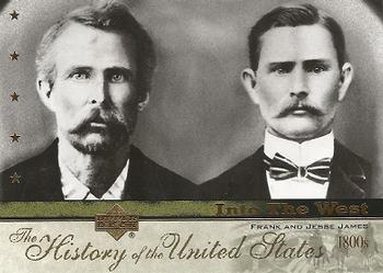 2004 Upper Deck History of the United States #IW6 Frank James / Jesse James Front