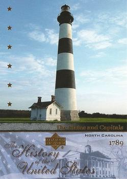 2004 Upper Deck History of the United States #SC12 North Carolina Front