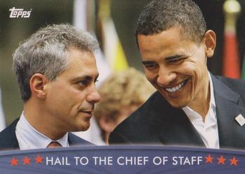 2009 Topps President Obama #74 Hail to the Chief of Staff Front
