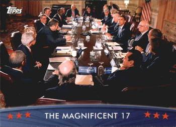 2009 Topps President Obama #75 The Magnificant 17 Front