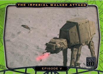 2007 Topps Star Wars 30th Anniversary #84 The Imperial Walker Attack Front