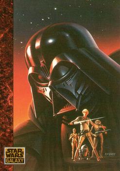 1993 Topps Star Wars Galaxy #59 Evil Darth Vader, An Front