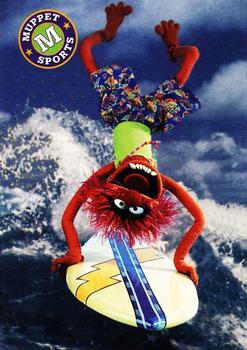 1993 Cardz Muppets #20 Surfin' Like an Animal! Front