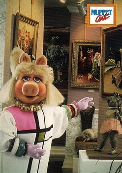 1993 Cardz Muppets #36 Miss Piggy's Private Gallery Front