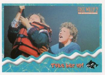 1995 SkyBox Free Willy 2: The Adventure Home #66 Take her up! Front