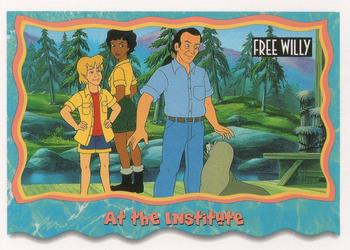 1995 SkyBox Free Willy 2: The Adventure Home #74 At the Institute Front