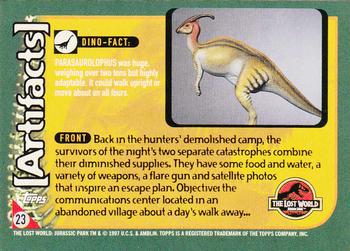 1997 Topps The Lost World: Jurassic Park #23 Joining Forces with Roland Back