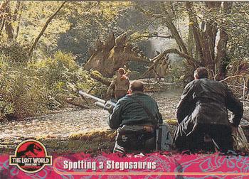1997 Topps The Lost World: Jurassic Park #3 Spotting a Stegosaurus Front
