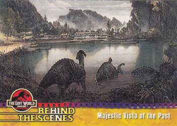 1997 Topps The Lost World: Jurassic Park #48 Majestic Vista of the Past Front
